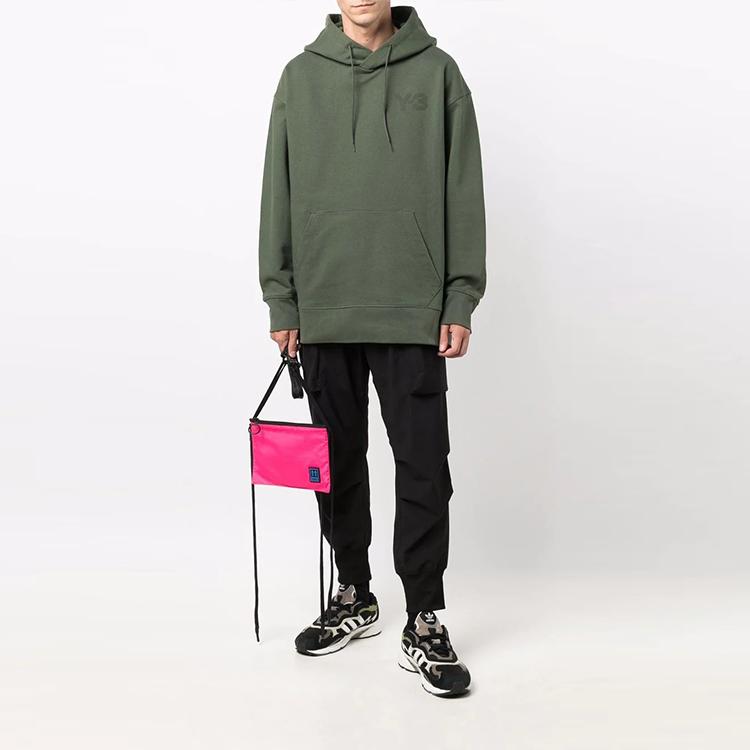 Y-3 FW21 Logo Drop Crotch Jogging Pants Men Pants Black HB3425