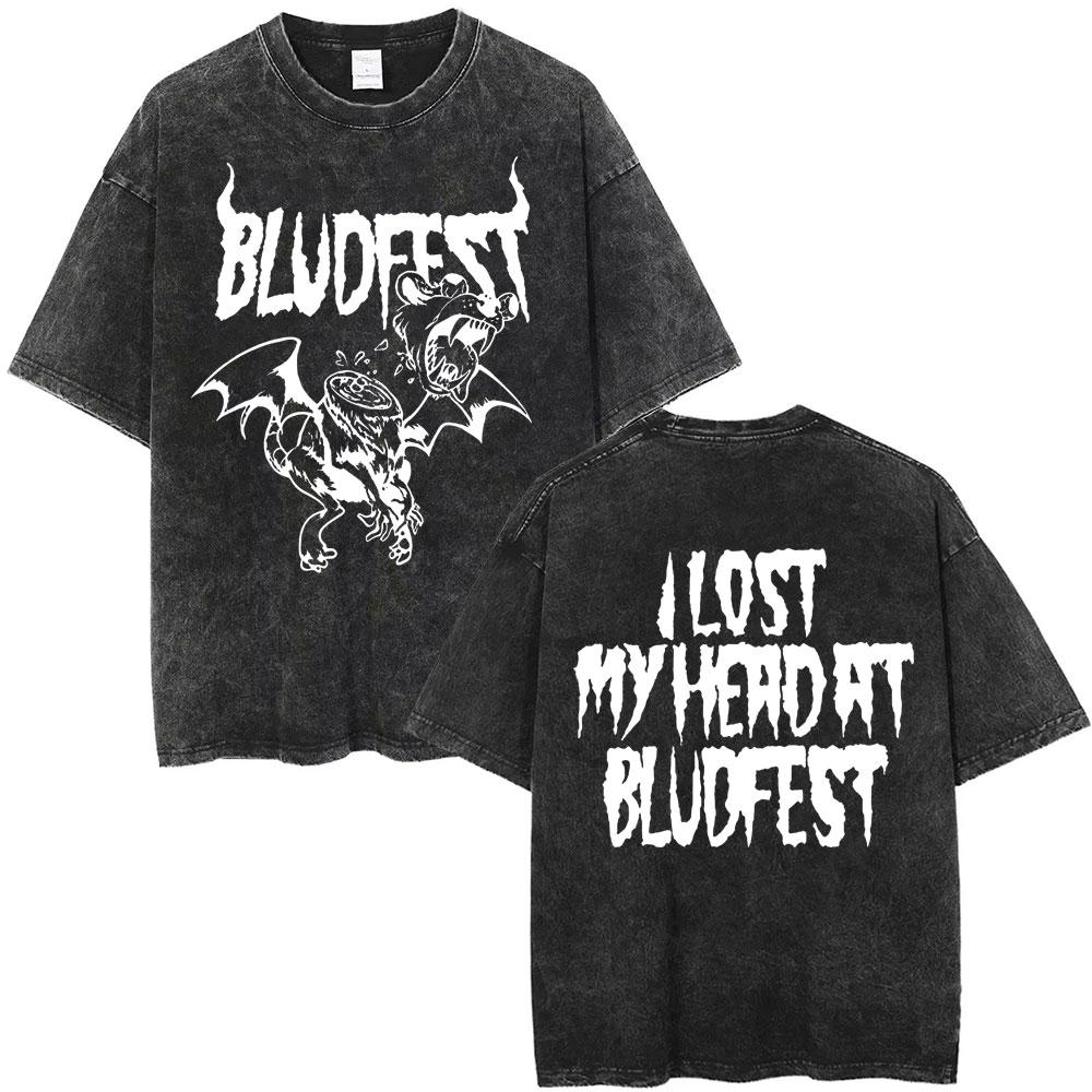 Gewaschenes Vintage Yungblud Lowlife Logo T-Shirt Herren Damen Mode Rock Retro Kurzarm T-Shirt Herren Freizeit Baumwoll T-Shirts
