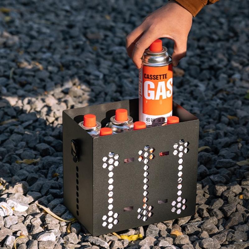 Practical Organizers Bags Multifunctional Gas Stove Canister Pot Carry Bags for Adventurers and Boaters