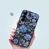 Schutzhülle mit Blumenmuster und Lanyard für Samsung Galaxy S23 S24 Ultra A55 A54 5G A56 S25 A53 A52 A14 A34 A15 A35 S20 FE S21 S22 Ultra Shockproof Capa