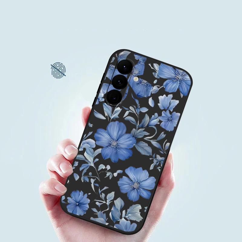 Schutzhülle mit Blumenmuster und Lanyard für Samsung Galaxy S23 S24 Ultra A55 A54 5G A56 S25 A53 A52 A14 A34 A15 A35 S20 FE S21 S22 Ultra Shockproof Capa