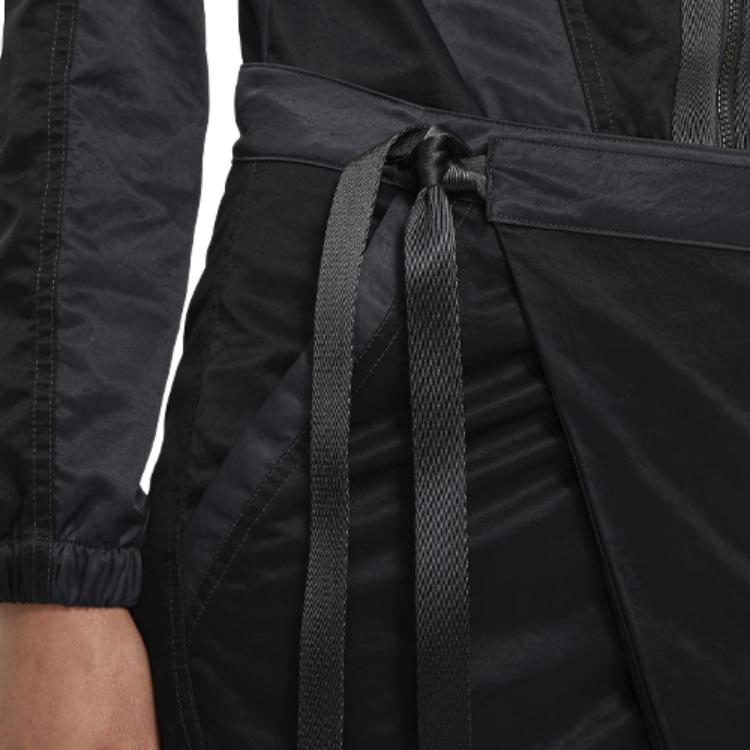 Jordan Kombinéza s vázáním v pase a stojáčkem Dámská kombinéza Černá DA1518-010