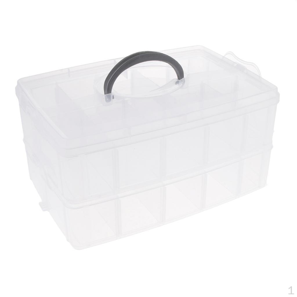 

,Jewelry,Necklace,Bracelet Storage Box Dismountable 20 Grid Case белый