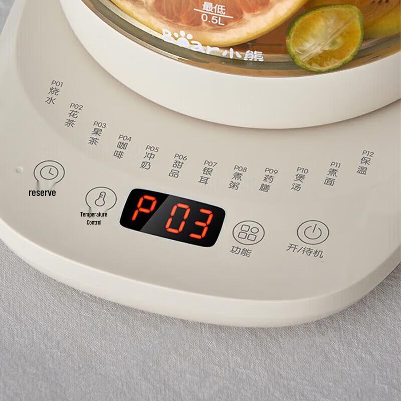 BEAR 1.5L Smart Electric Health Kettle with 24H Keep Warm CN Plug (adapter Included)