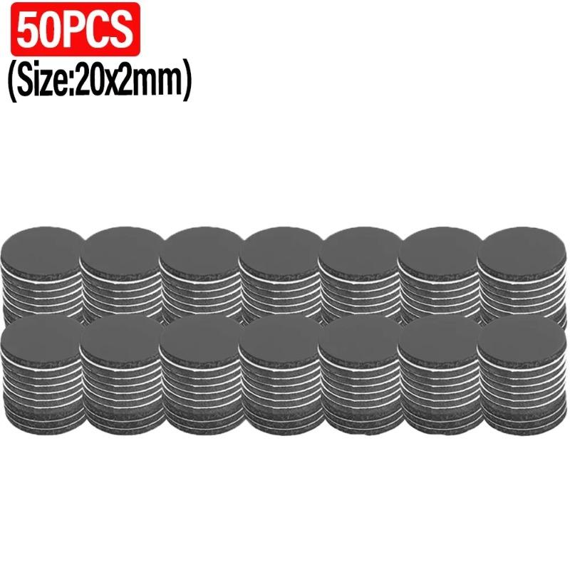 50-100PCS Magnet Stickers Self-adhesive Round Rubber Backed Soft Magnetic Sheets Chalkboard Teaching Stickers Diy Crafts Decors