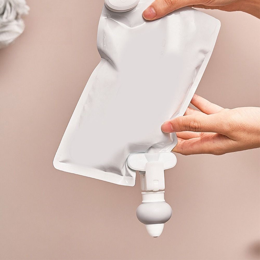 Upside Down Bagged Liquid Control Squeezer Japanese Style Shampoo Dispensing Pouch Squeezer  Travel