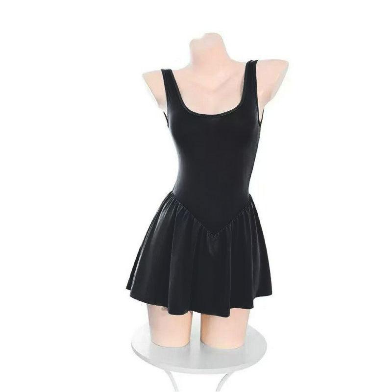 Sexy lingerie zipper open crotch jungling dress sexy pure desire one-piece swimsuit women free dating uniform