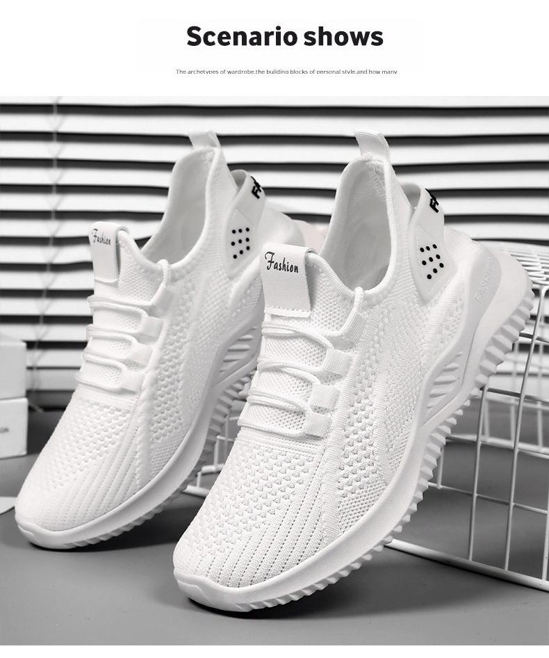 Shoes Women's casual shoes, women's shoes soft sole lightweight sports shoes mesh white shoes versatile outdoor single shoes