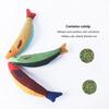Cat Toys Fish Shape Catnip Toy Chew Resistant Relieves Boredom And Anxiety Cat Toy Soft Texture Interactive Toy for Pet Oral Care