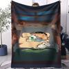 Crayon Shinchan Small Cover Blanket Bed Sheet Soft Comfortable All Season Bed Dorm Sofa Office Car Lunch Camping Nap Kids Gift
