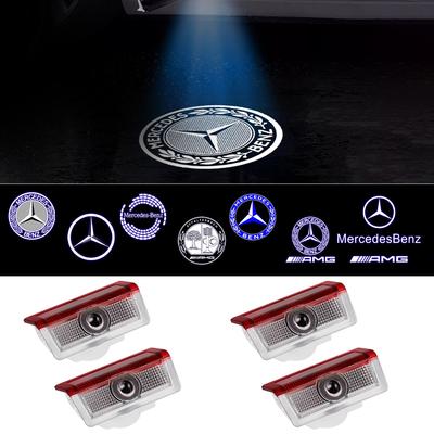 Xgtlq7 New 2025 Car Door Welcome Light LED HD Projector Lamp For Mercedes Benz A B C E M Class AMG W166 W246 W176 W204 W205 X164 GLE GL