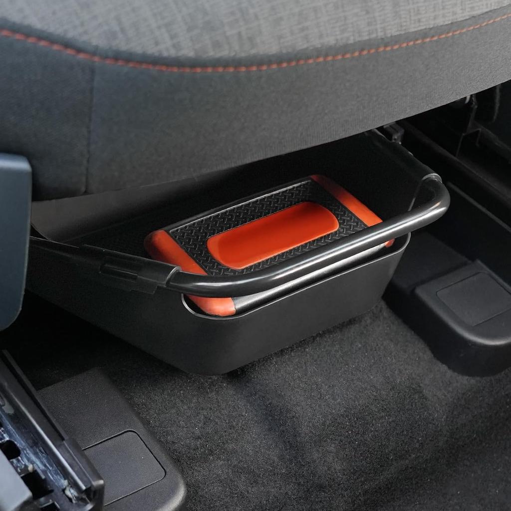 Mabett Under-Seat Storage Box For Ford Maverick Manual Seat -2025, Front Row Manual Seat Underseat Organizer Accessories