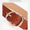 Alloy Buckle Waist Belt Faux Leather Leather Waistband Minimalist Waist Strap  Casual Daily Wear