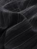 Kaituck Family Suimin Care Shijira Sizes 3L Black Men's Japanese-Made Pajamas, Yarn-Dyed Fabric, 100% Cotton, V-Neck, Black, Navy, Spring, Summer,