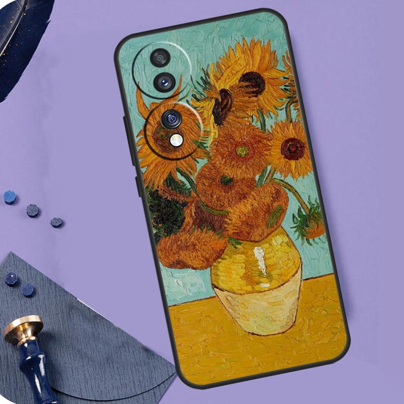 Van Gogh Art Oil Painting Case For Honor Win RT 400 200 50 70 90 X9a X9b X9c X9d X8b X8c Magic 7 Lite 5 6 8 Pro Coque