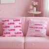 Classic Holiday Valentines Day Cushion Cover Soft  EasyWash Pillow Case  Versatile for Couch Bed Travel and Office