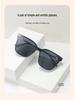 Chic Retro Women's Sunglasses: Fashionable Large Frame, UV Protection, Slimming Design