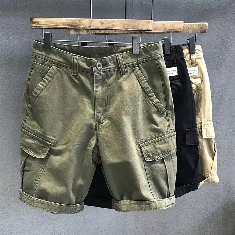 Men's Trendy Summer Workwear Shorts - Fashionable, Casual, and Handsome Mid-Length 5-Point Pants