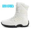 Fashion Outdoor Mens Motorcycle Boots Lace Up Mountaineering Shoes Non-Slip Male High-top Hiking Shoes Warm Plush Fur Winter Boots Botas