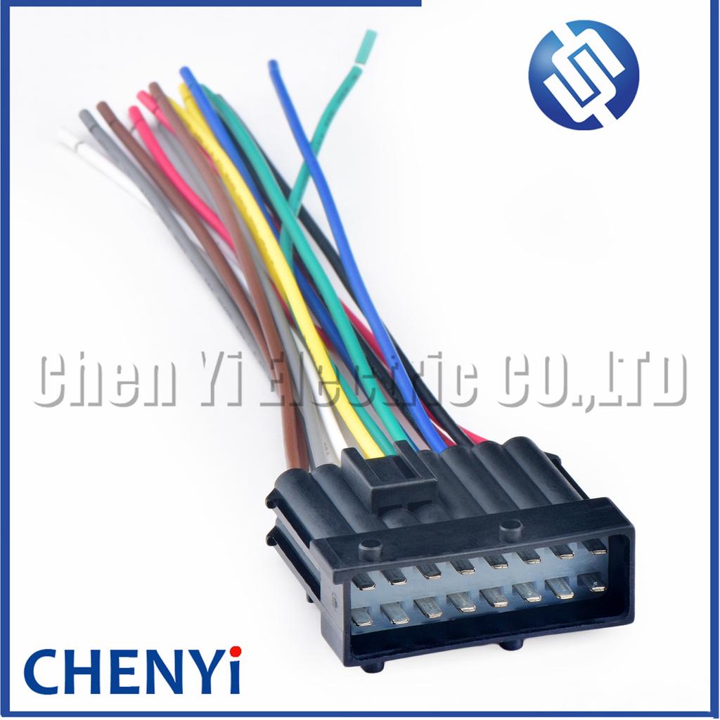 16 Pin Automotive Waterproof Connector Fuse Box Engine Computer Board Harness Plug 1-967242-1 1-965427-1 for Dongfeng