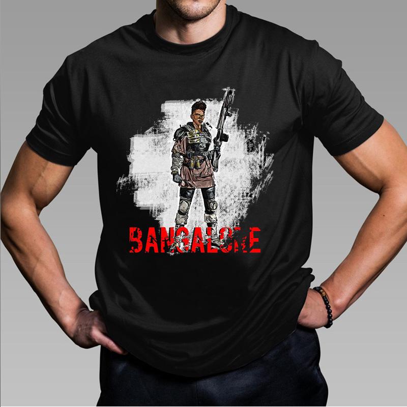 Apex Legends Game Print Short Sleeve Harajuku Fashion Apex T-shirt Men Women Black Streetwear Cool Cosplay Teeshirt Tops