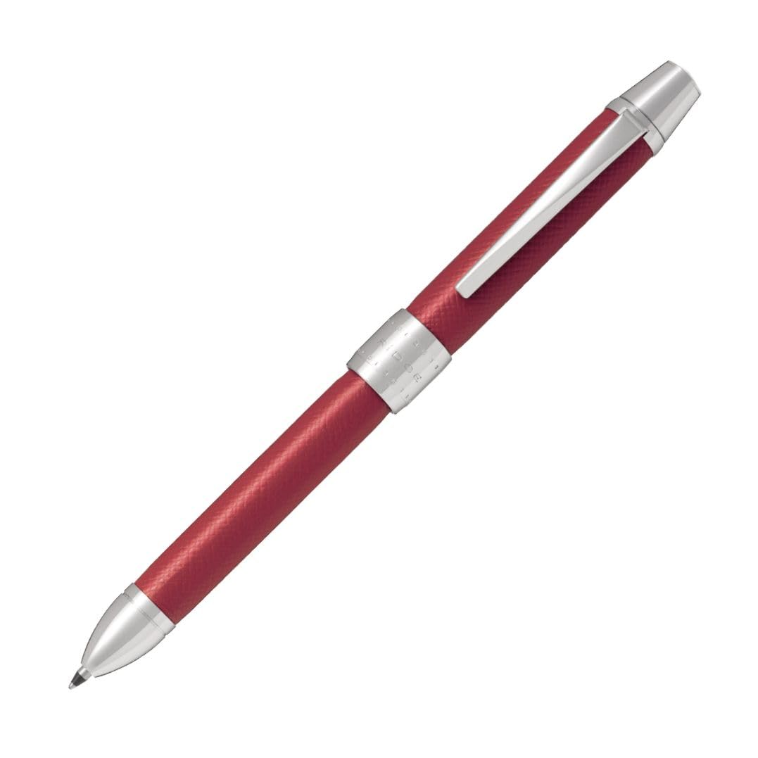 

Pilot Ridge Leather Red Ballpoint Pen Sharp Ridge Ballpoint Pen 2+1 BTHR-3SL-R Multi-function 2-color 0.7mm + 0.5mm