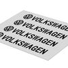 For VOLKSWAGEN VW 2025 For VW POLO 4Pcs Car Door Handle 3D Stickers Tire Rear View Mirror Decals For Volkswagen CC Golf 4 6 7 GT