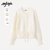 MJ STYLE Faux Two-Piece Lace Knit Cardigan Sweater