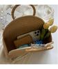 Korean Style Women's Handbag: 2026 Summer Woven Cotton Rope Tote