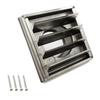 Stainless Steel Air Vent Duct Grills Replacement Ventilation Grille Ventilation Cover Air Outlet External Wall Rain Caps
