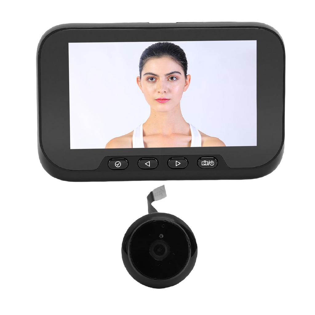 Video Peephole Camera 1080P 135 Degree Wide Angle 4.5 Inch Color Screen Motion Detection Digital Door Eye Viewer for