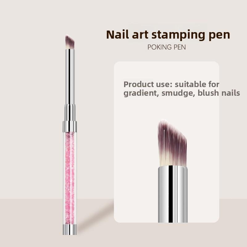 Nail art gradient pen smudge pen Nail art tool beginner nail gel pen oblique painting pen