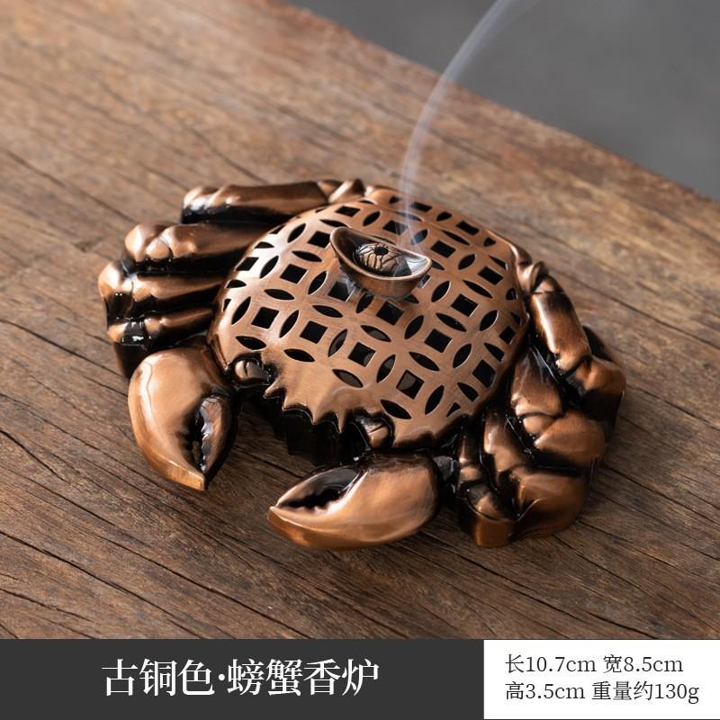 

Крабообразная подставка для спиральных благовоний Смола Домашний Декор Ароматерапия для Удачи Богатства Чайная Церемония