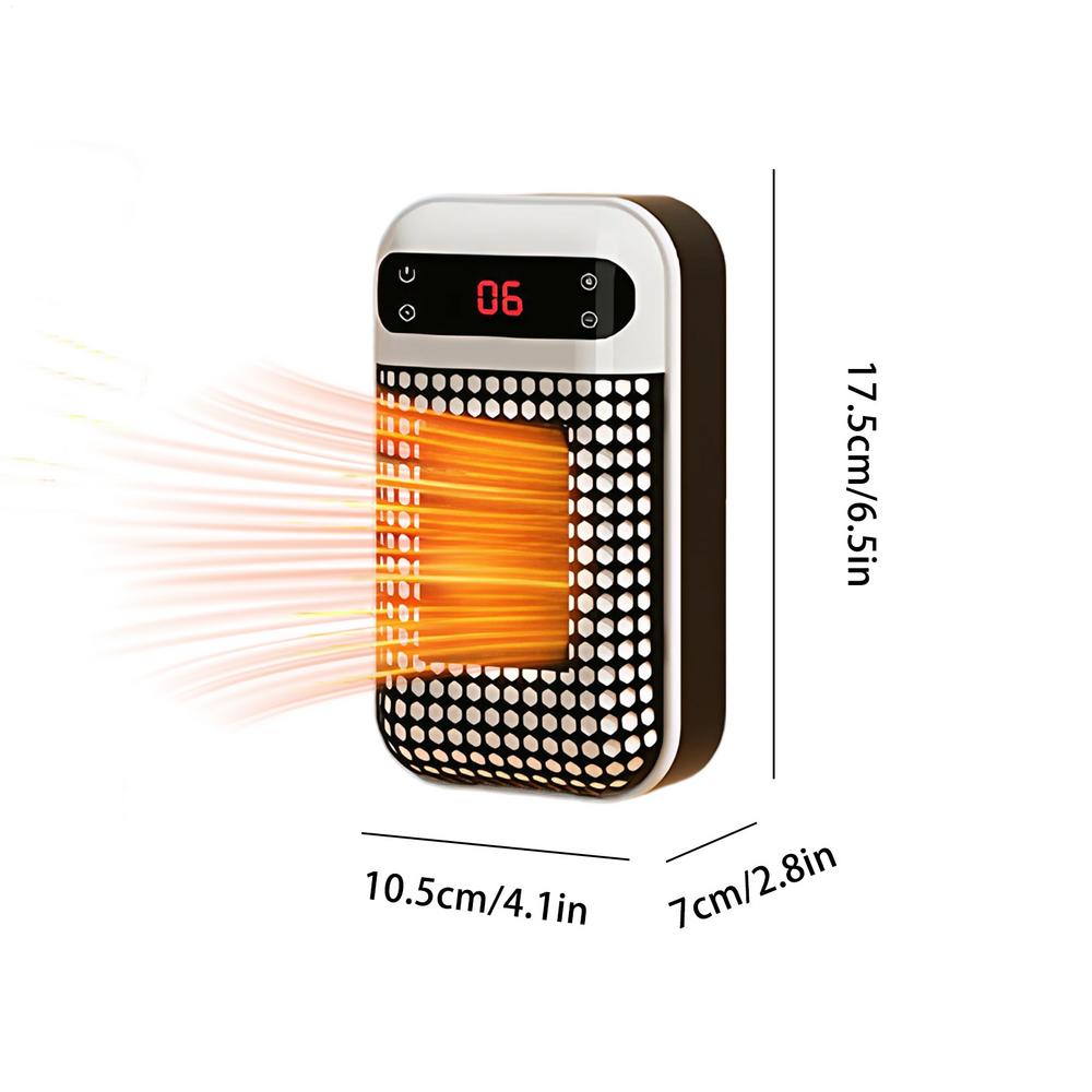 Space Heater Wall Mount Waterproof Shower Heater Electric Heating Machine For Bathroom Shower Room Bedroom Office Garage Home RV
