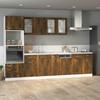 vidaXL Base Cabinet with Drawer Lyon Smoked Oak 40x46x81.5 Cm