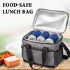 Geantă termică pentru prânz cu curea reglabilă, capacitate mare, geantă tip tote răcitor, rezistentă la apă, geantă pentru prânz Bento pentru camping în aer liber, picnic, călătorie