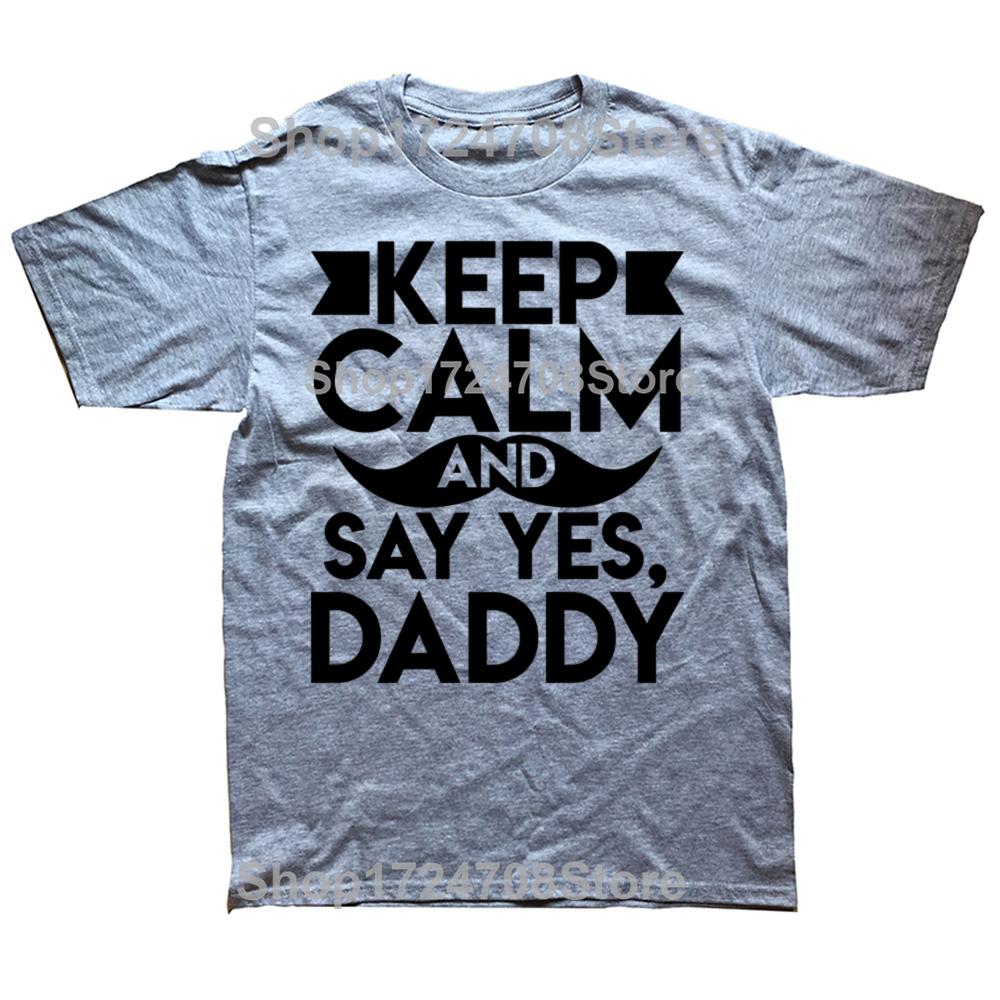 Say Yes Daddy BSDM Daddy Submissive T-shirt Humor Women Men Clothing Cotton Short Sleeve O-neck T Shirts Oversized Streetwear