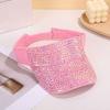 Lege Top Zonneklep Hoed Strass Honkbalpet Mode Sportpet Zomer Lente