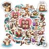 35pcs Otter Graffiti Stickers Cartoon Cute Otters Sticker Funny Waterproof Graffiti Decals Diy Laptop Phone Luggage Diary