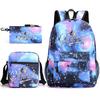 Backpack cute student schoolbag pink schoolbag couple backpack heat transfer printing backpack
