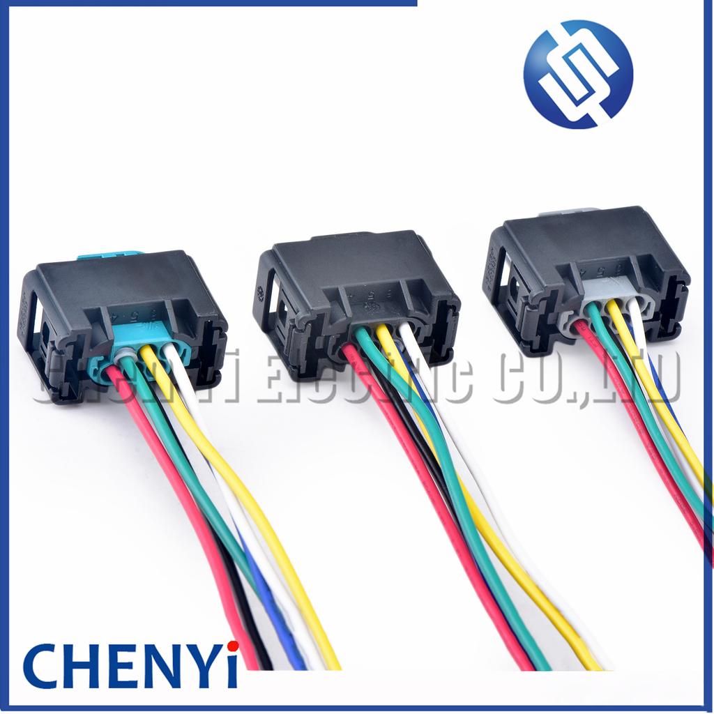 6 Pin Car Throttle Valve Sensor Connector Accelerator Pedal Plug 2-967616-1 7M0973119 9-967616-1 1-967616-1 1-967360-1 968303-1 Plug Connectors 4