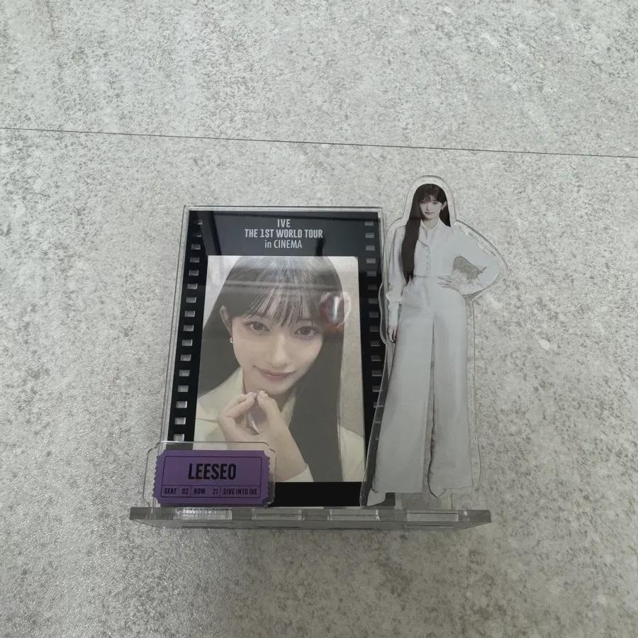 Ive Cinema Pop-up Goods Leeseo Acrylic Photo Cards