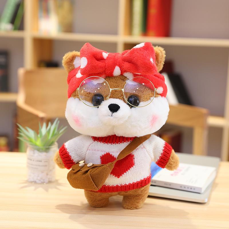 Kawaii Cartoon Lalafanfan 30Cm Shiba Inu Dog Cosplay Plush Toy Stuffed Soft Kawaiianimal Pillow Birthday Gift For Kids Children