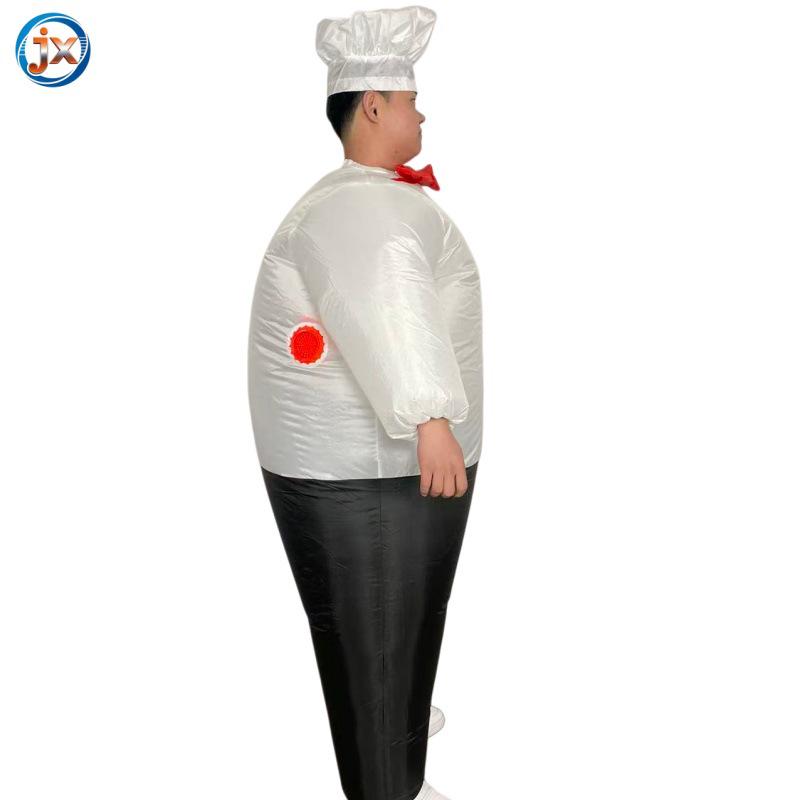 Cross-border Christmas Party Inflatable Fat Chef Costume