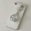Headphone Carabiner Keychain Vibranting Color Transition Decoration for Keys Bags or Zippered Compact Travel Companions