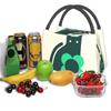 Isolierte Lunch-Tragetasche mit Katzenmotiv von Orla Kiely für Damen, skandinavischer Stil, tragbar, Kühltasche, Thermo-Lebensmittel, Lunchbox, Büro