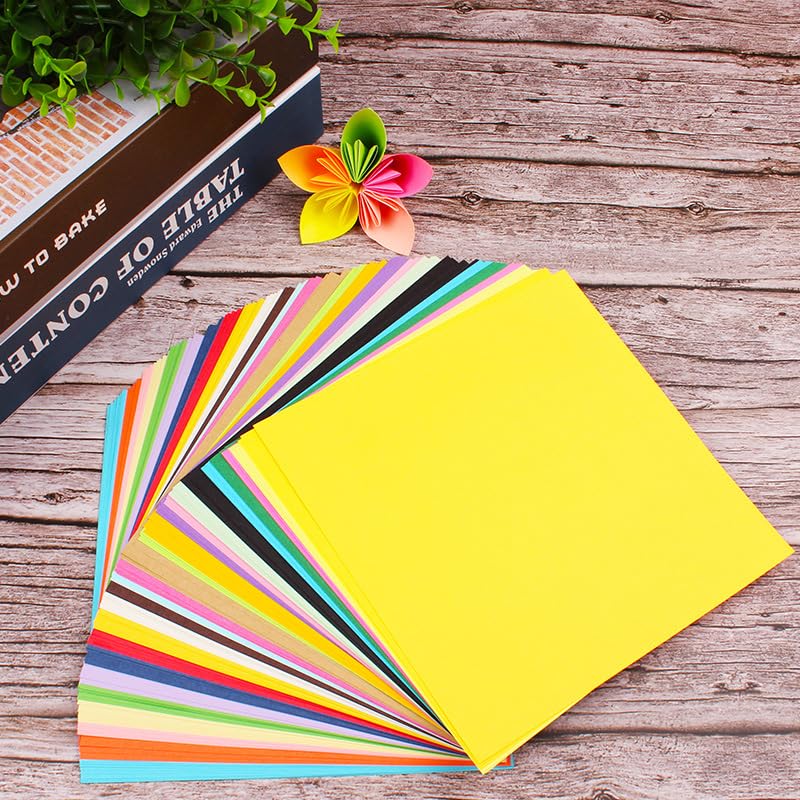 Edinstry Origami Square Origami Paper Crane Art Craft Paper Art DIY Craft Decorative 50pcs Paper, Double-Sided Sheets, Design, Gift, Paper, 1515cm,