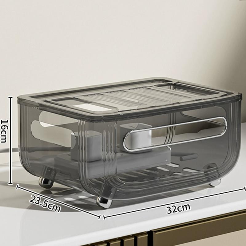 Multi-Tier Living Room Router Storage Box Wireless WiFi Desktop Modem Cable Organizer TV Set-Top Box Storage Shelf