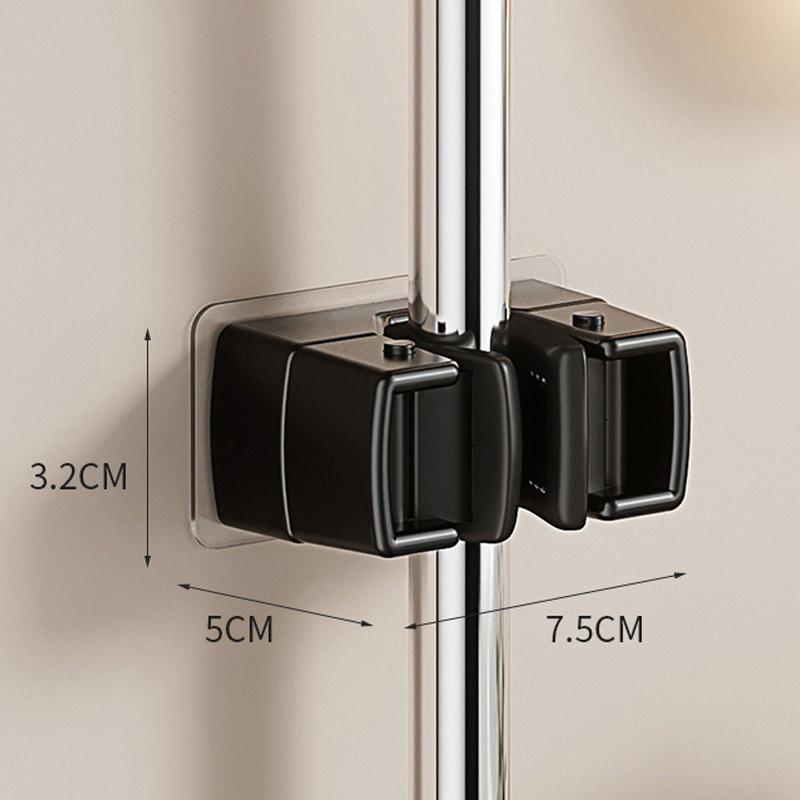 

Wall Mounted Mop Holder Hook Self Adhesive Mop Organizer Rack Brush Broom Mop Hanger Holder Kitchen Bathroom Storage Accessories