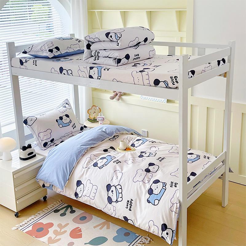 Dormitory Bed Three-piece Set Bed Sheet Quilt Cover Pillowcase Dormitory Single Bedding Complete Set